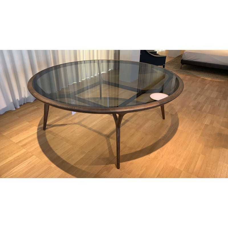 SEVENMILES TABLE Ø200 GLASS TOP by Ceccotti