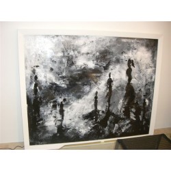 QUADRO VOCAZIONI 178X145 CORNICE PELLE di The Design Circus