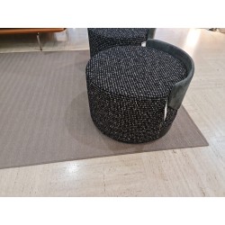 POUF/POLTR GELLY SWIVEL BLACK/NABUK de Henge
