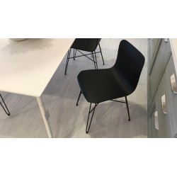 CHAIR DANDY IRON 9005 BLACK WOOD от Colico design