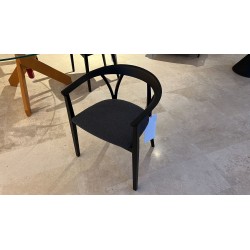 CHAISE DONZELLETTA W/B. GRIG.SCUR.601 par De Padova