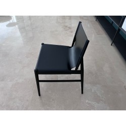 VOYAGE CUOIO C02 BLACK CHAIR от Porro